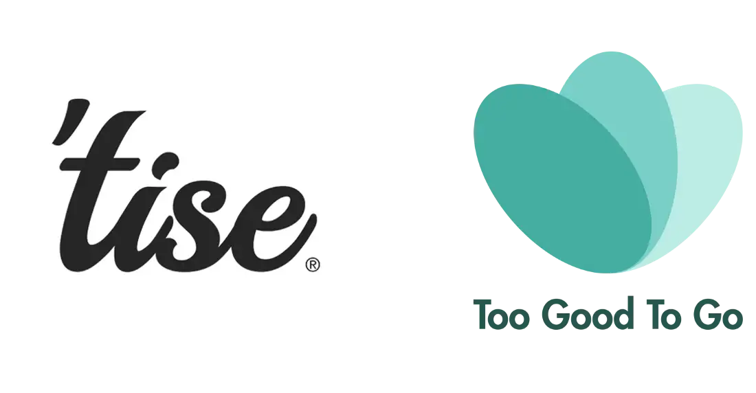 Logo Tise og Too good to go