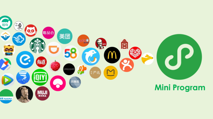 Collage av WeChats miniprograms